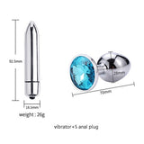 Runyu Smooth  Anal Toys Metal Butt Plug Masturbator for Man Anal Vibrators Anal Plug Private Goods for Men Adult Toys Sex Shop