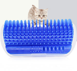Cat Grooming Accessary Catnip Angle Face Tickling Massage Brush Comb Cat Scratch Board Scratcher Pet Supplies Friction