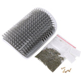 Cat Grooming Accessary Catnip Angle Face Tickling Massage Brush Comb Cat Scratch Board Scratcher Pet Supplies Friction
