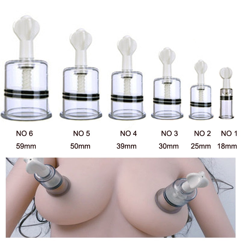 Nipple Sucker Breast Enlarger Massage Nipple Pussy Clitoris Suction Vacuum Pump Clamps SM Adults Game Sex Toys For Women Couples