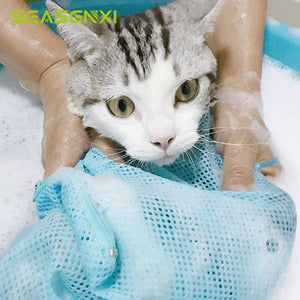 Bathing Bag Products For Cats Kitten Anti Scratching Biting Bag for a Cat Bathing Nail Trimming Injecting Cat Grooming Supplies