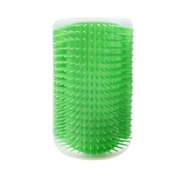 Cat Dog Self Groomer Brush Hair Removal Brush Comb Massage Self Rubs Wall Corner Grooming with Catnip for Pet Product Supplies