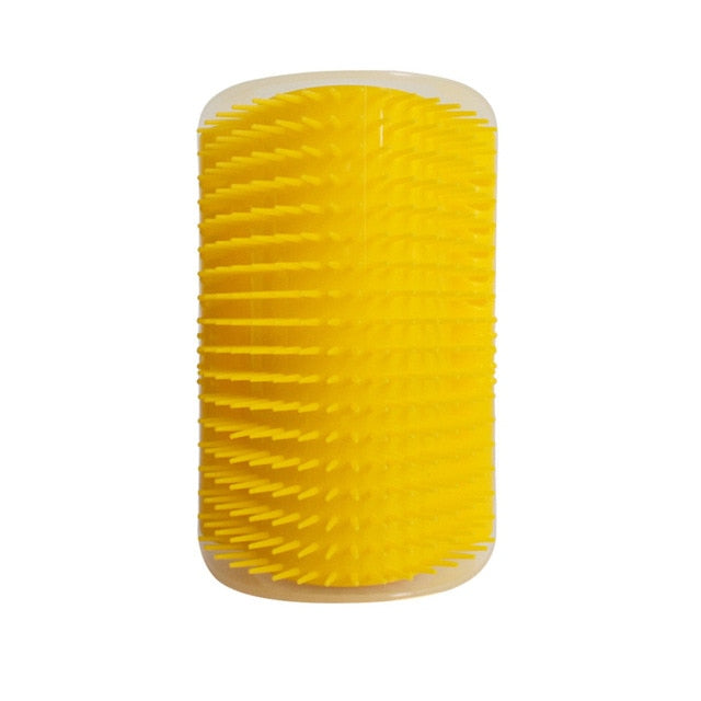 Cat Dog Self Groomer Brush Hair Removal Brush Comb Massage Self Rubs Wall Corner Grooming with Catnip for Pet Product Supplies