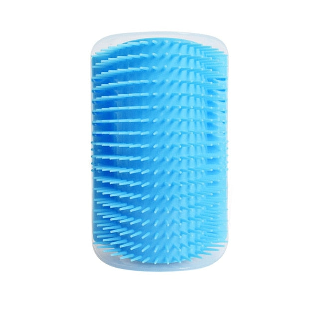 Cat Dog Self Groomer Brush Hair Removal Brush Comb Massage Self Rubs Wall Corner Grooming with Catnip for Pet Product Supplies